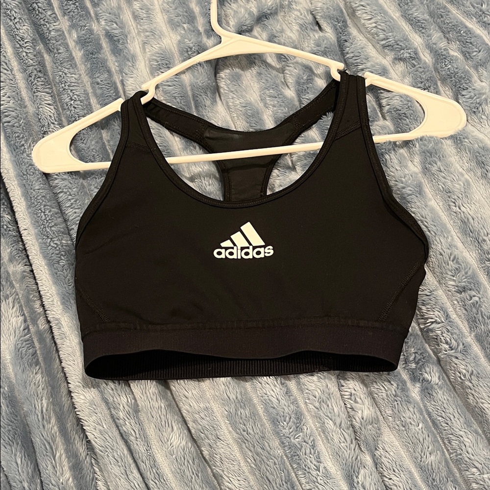 black adidas bra